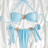 Biquíni Feminino Azul Yzel