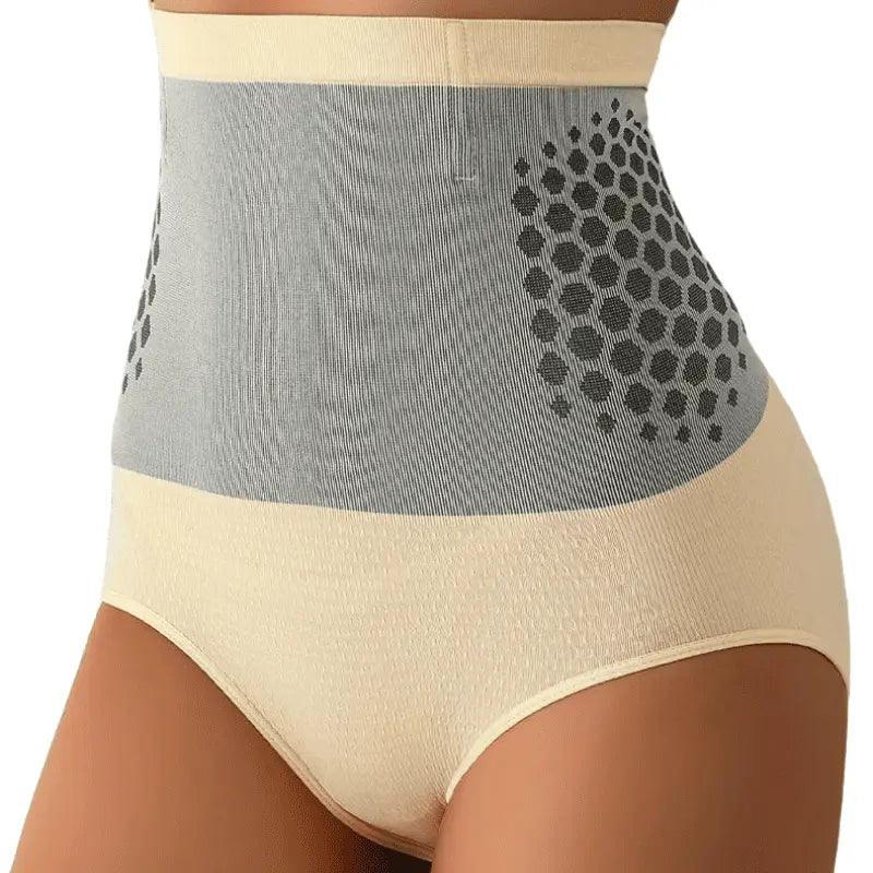 Calcinha modeladora Slim Fit bege, ideal para modelar e dar conforto, perfeita para o dia a dia.