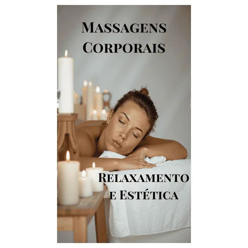 Mulher relaxando durante massagem em spa com velas acesas, ambiente tranquilo para tratamentos estéticos e bem-estar