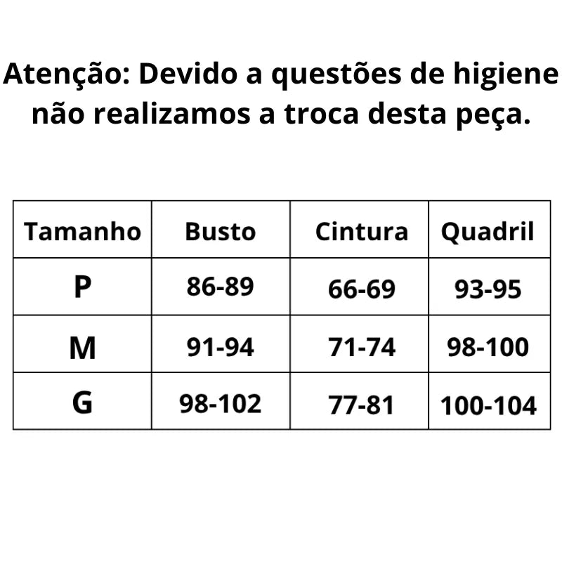 Biquíni fio dental tomara que caia Contorno Radiante