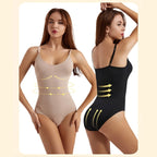 Body modelador feminino alta compressão com alças ajustáveis
