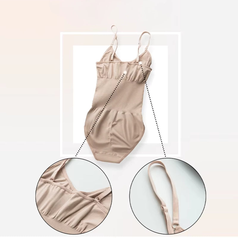 Modelador de corpo com bojo removível e alças ajustáveis