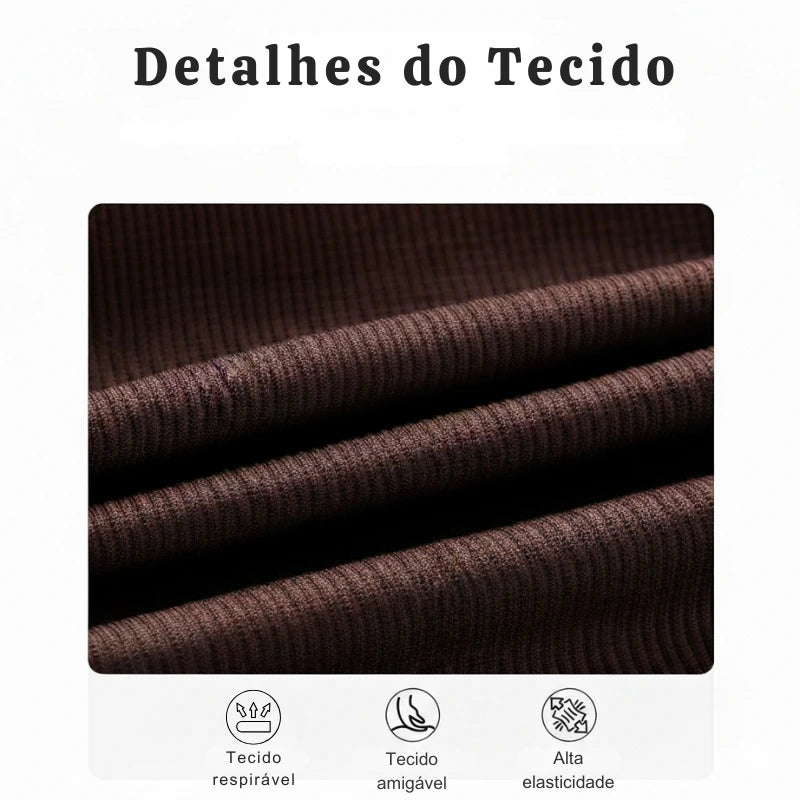 Modelador de corpo - tecido respirável, amigável e alta elasticidade