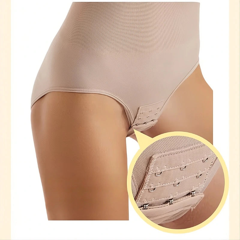 Body modelador alta compressão com fecho prático de colchetes
