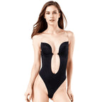 Body preto tomara que caia com decote profundo - lingerie feminina sensual