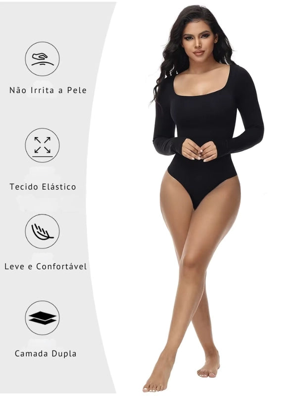 modelador body, Body modelador feminino, body modelador alta compressão, body modelador, body manga longa, body de compressão, body compressão, body com compressão na barriga
