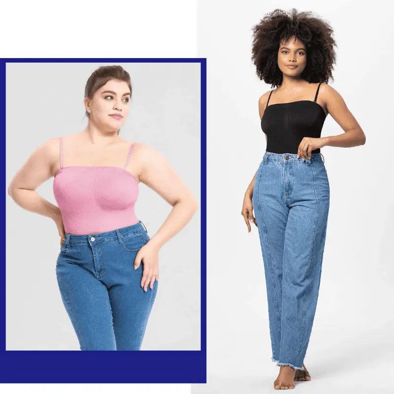 Body regata básico disponível em rosa e preto, ideal para todos os tipos de corpo