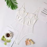 Body rendado Branco