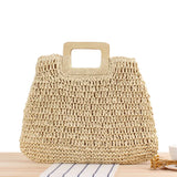 Bolsa de Palha Bege