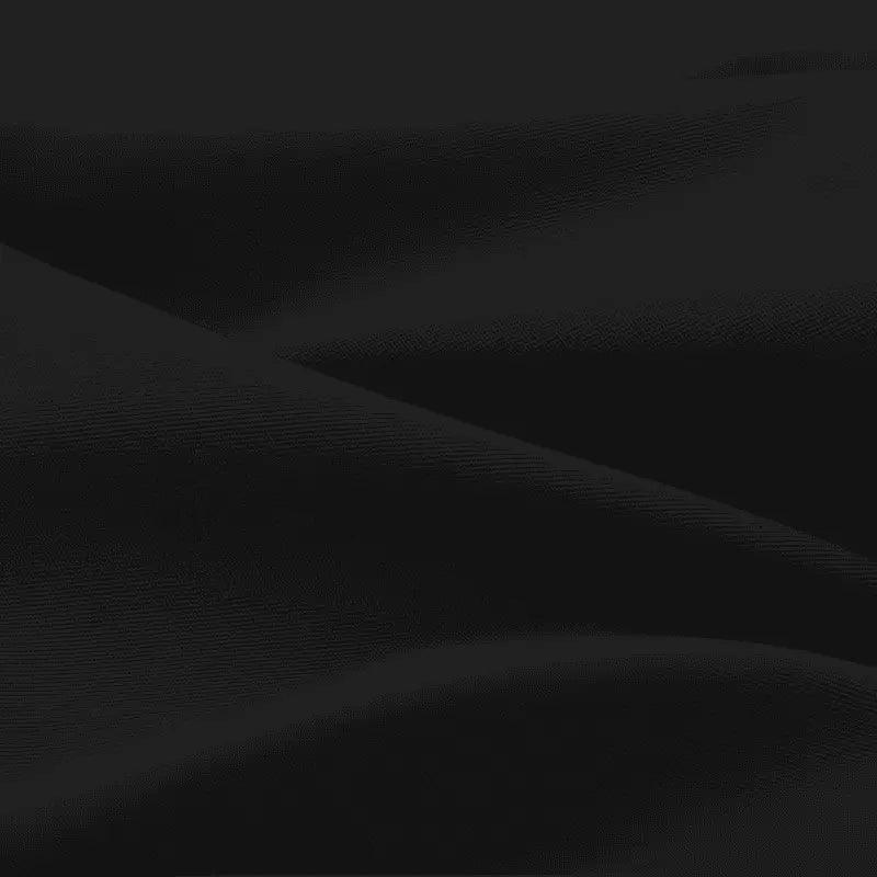 Tecido preto de algodão com elastano macio e respirável para calcinhas absorventes menstruais