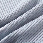 Tecido canelado cinza textura detalhada - material moda íntima lingerie qualidade