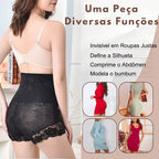 Cinta calcinha modeladora: invisível sob roupas, comprime abdômen e modela bumbum