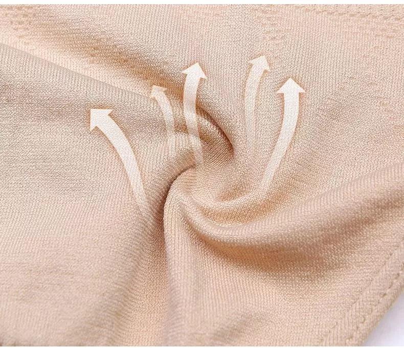 Tecido modelador bege com elasticidade - material para lingerie feminina confortável