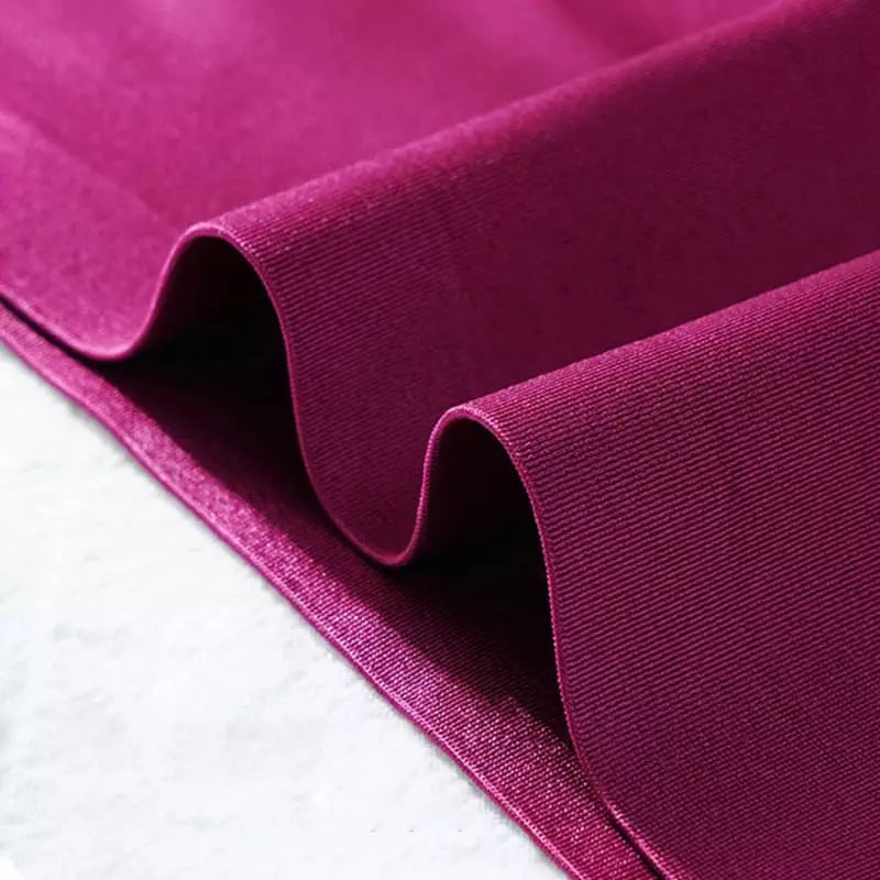 Tecido canelado pink fucsia elástico para lingerie e roupas femininas