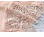 Renda floral nude delicada com bordados femininos para lingerie e roupas íntimas