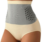 Calcinha modeladora Slim Fit bege, ideal para modelar e dar conforto, perfeita para o dia a dia.
