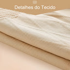 Tecido respirável da camiseta modeladora feminina com textura em relevo e alta compressão
