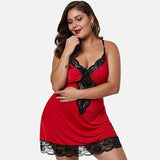 Camisola Feminina Rendada Vermelha