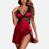 Camisola Feminina Rendada Vermelha