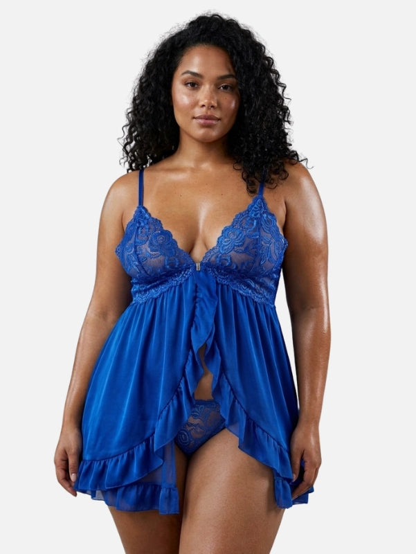 Camisola Sensual de Renda Elegância