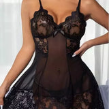 Camisola de Renda Preta