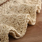 Bolsas de palha natural trançada artesanal - acessórios sustentáveis femininos verão boho