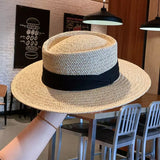 Chapéu de Palha Feminino Preto