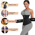 Cinta para barriga com benefícios: modela cintura, suporte costas, efeito sauna e controle apetite