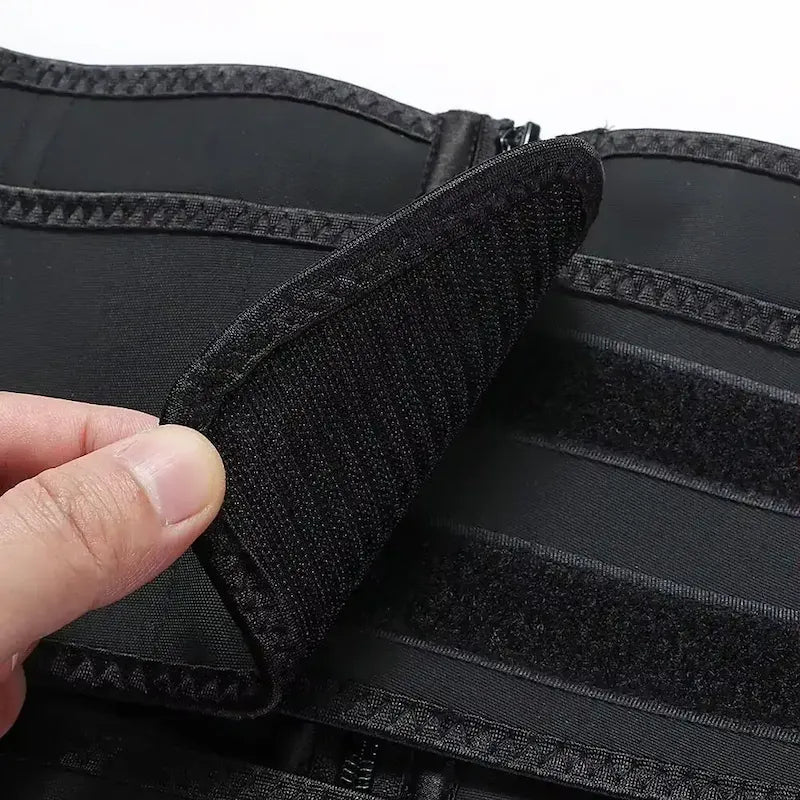 Cinta para barriga com fecho em velcro ajustável de alta qualidade e aderência superior