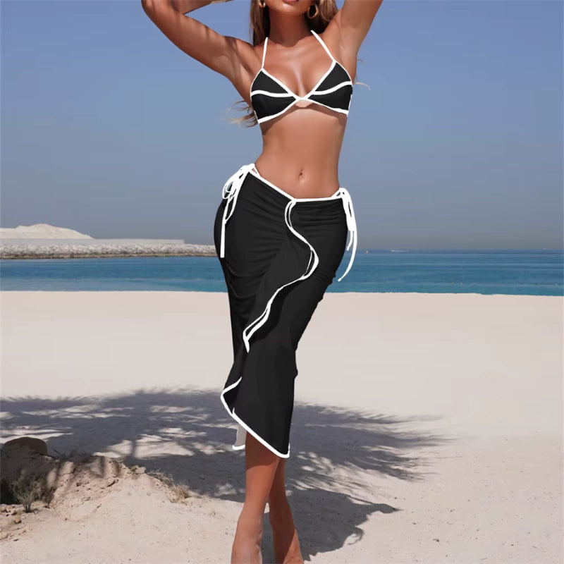 kit biquini 3 peças, biquínis com saída de praia, biquíni com saída de praia, biquíni 3 peças, biquinis saida de praia, biquinis 3 peças