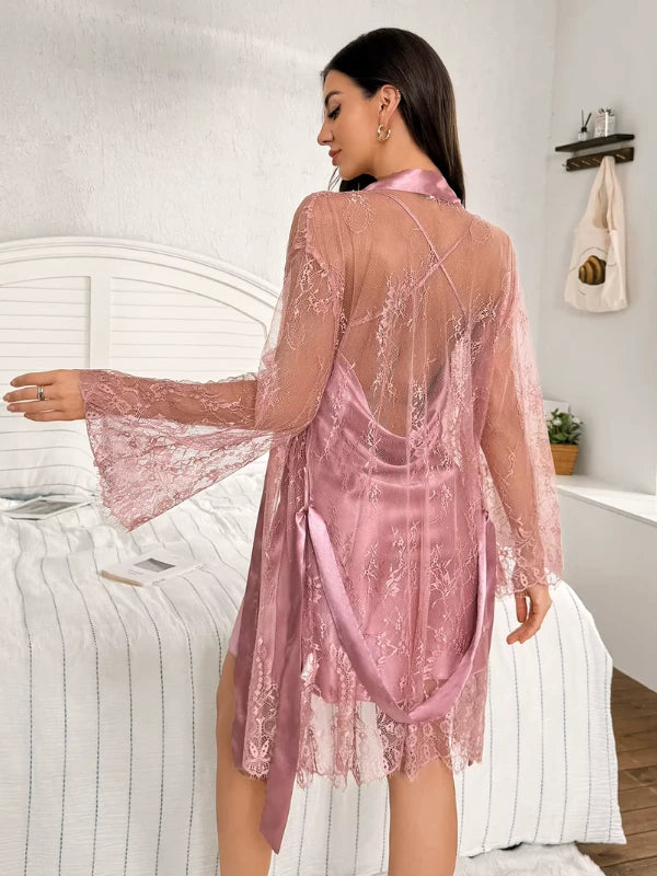 camisola feminina com robe, camisola com robe