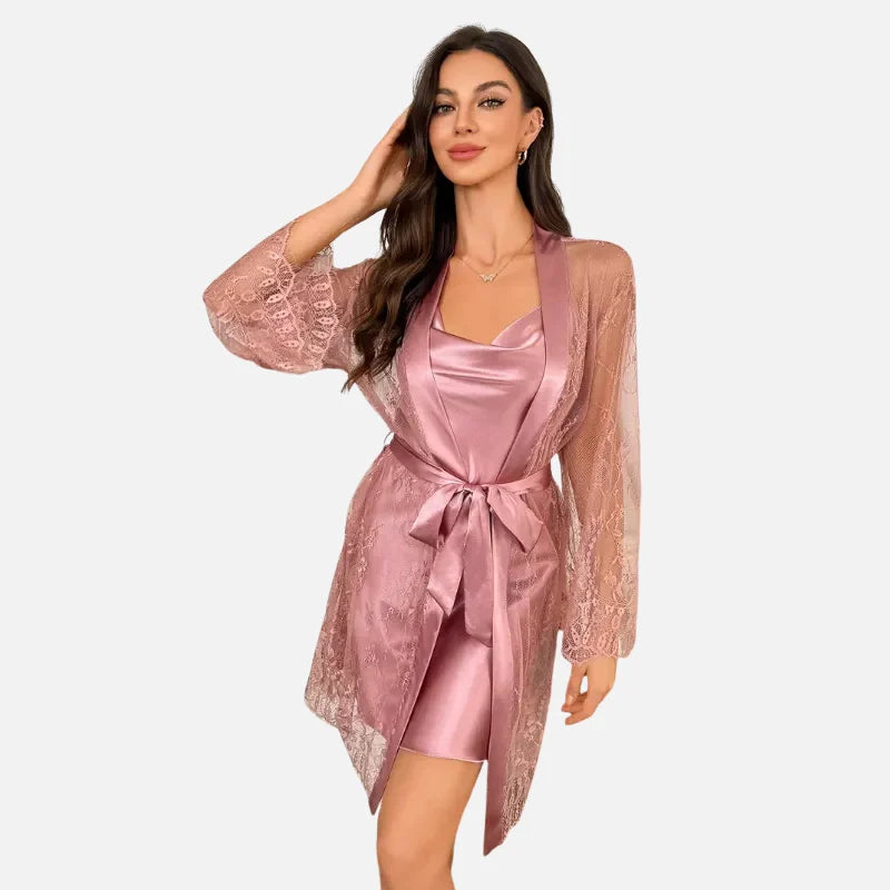 camisola feminina com robe, camisola com robe