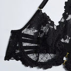 Conjunto de Lingerie Feminina Rendada Vyne