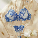 Conjunto de Lingerie Florido Suprema