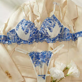 Conjunto de Lingerie Florido Suprema