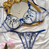 Conjunto de Lingerie Azul