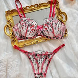 Conjunto de Lingerie Vermelha