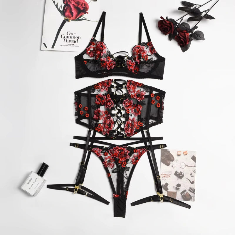 lingerie sexy, lingerie sensual, lingerie feminino, Lingerie bordada, conjunto lingerie sexy, conjunto lingerie femininas, conjunto de lingerie
