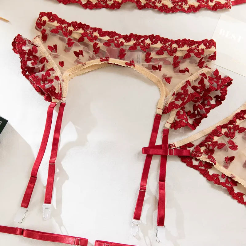 lingeries de luxo, lingerie vermelho, lingerie sexy, lingerie sensual, Lingerie bordada, lingerie, conjunto lingerie sexy, conjunto lingerie femininas, conjunto de lingerie