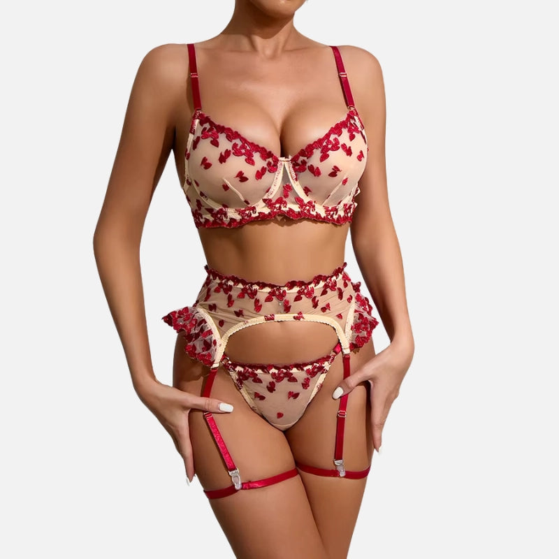 lingeries de luxo, lingerie vermelho, lingerie sexy, lingerie sensual, Lingerie bordada, lingerie, conjunto lingerie sexy, conjunto lingerie femininas, conjunto de lingerie