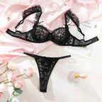 Conjunto de Lingerie Feminina Rendada Kaiara