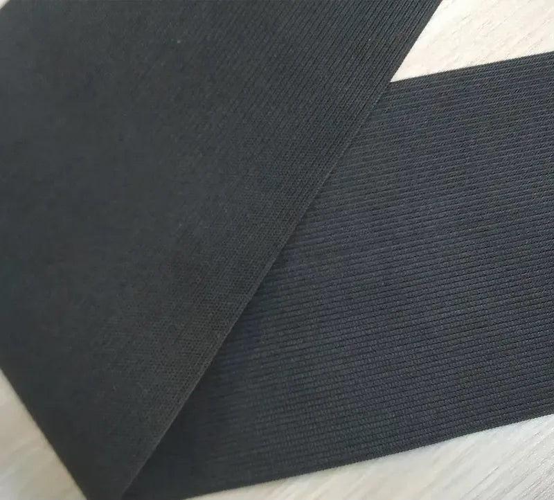 Faixa de compressão abdominal com tecido respirável elástico de alta qualidade preto
