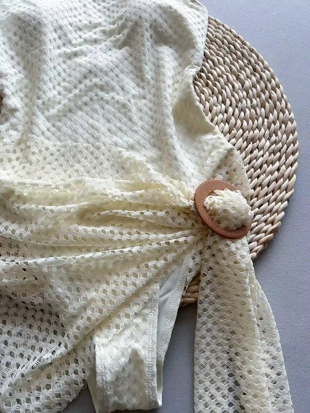 Maiô Feminino Com Saia Crochê Nuara