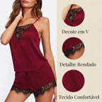 pijamas feminino, pijama de renda feminino, Pijama de renda, conjunto pijamas femininos, conjunto pijama feminino, conjunto pijama, conjunto moda íntima