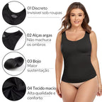 Regata Modeladora Feminina Compressão Inteligente Régia