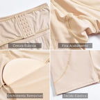 Short modelador alta compressão com cintura elástica e acabamento fino
