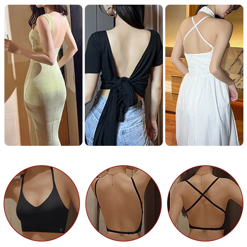 sutiã para usar com vestido aberto nas costas, sutiã para decote nas costas, sutiã para decote costas, sutiã costas decotadas, sutiã costas abertas, sutia costas invisivel
