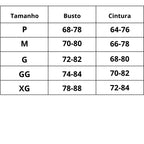 Tabela Camisola Eterna Sedução do P ao XG