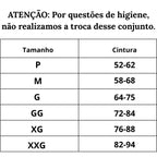 Tabela de Medidas Calcinha Modeladora Pós-Parto Law do P ao XXG