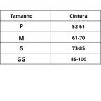 Tabela de Medidas Cinta Modeladora Alta Compressão ProSlim do P ao GG